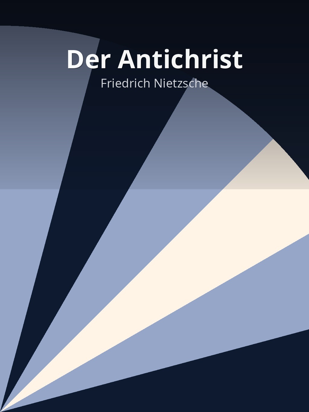 Der Antichrist by Friedrich Nietzsche book cover