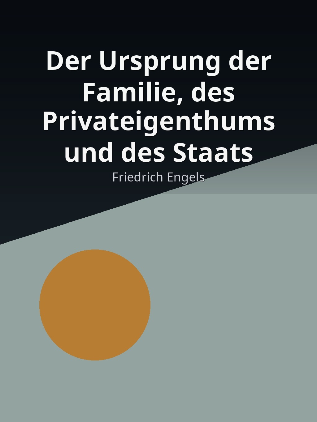 Der Ursprung der Familie, des Privateigenthums und des Staats by Friedrich Engels book cover