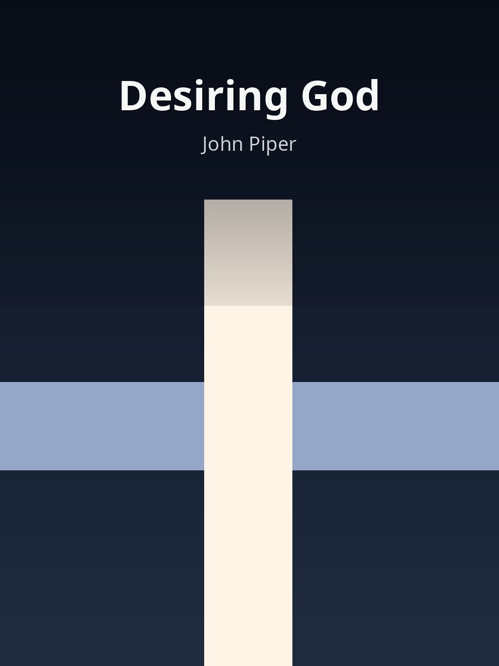 Desiring God by John Piper book cover