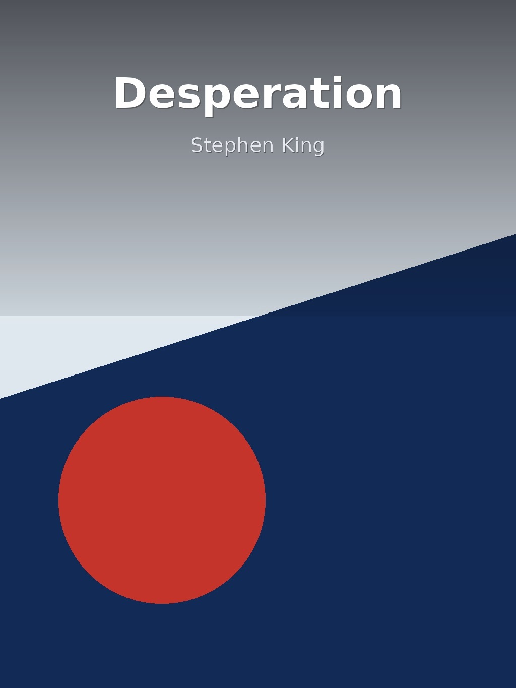 Desperation by Stephen King book cover