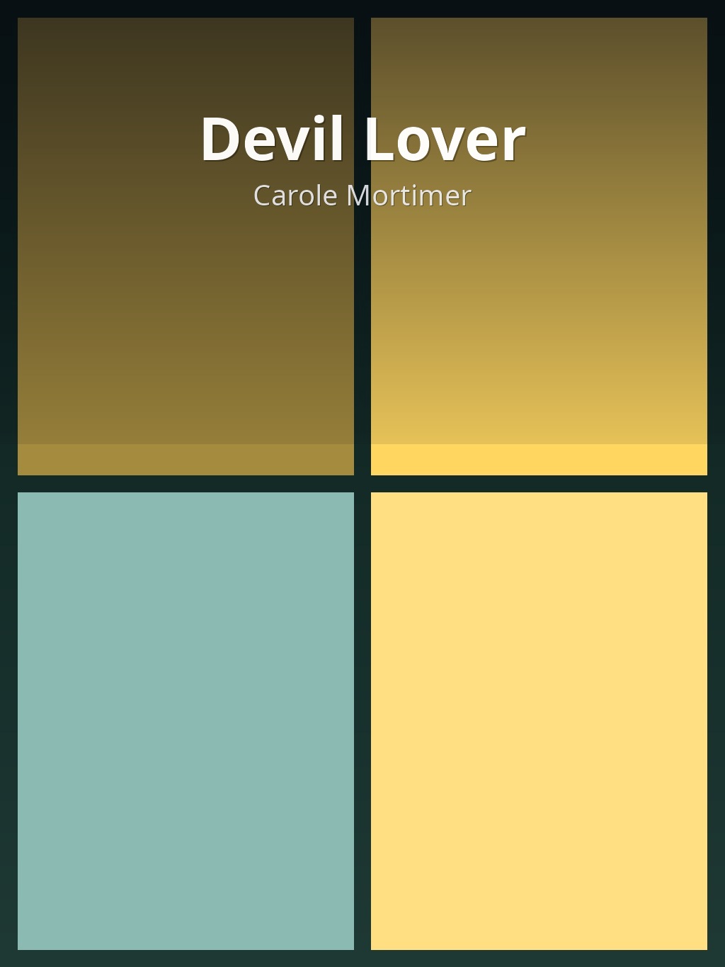 Devil Lover by Carole Mortimer book cover