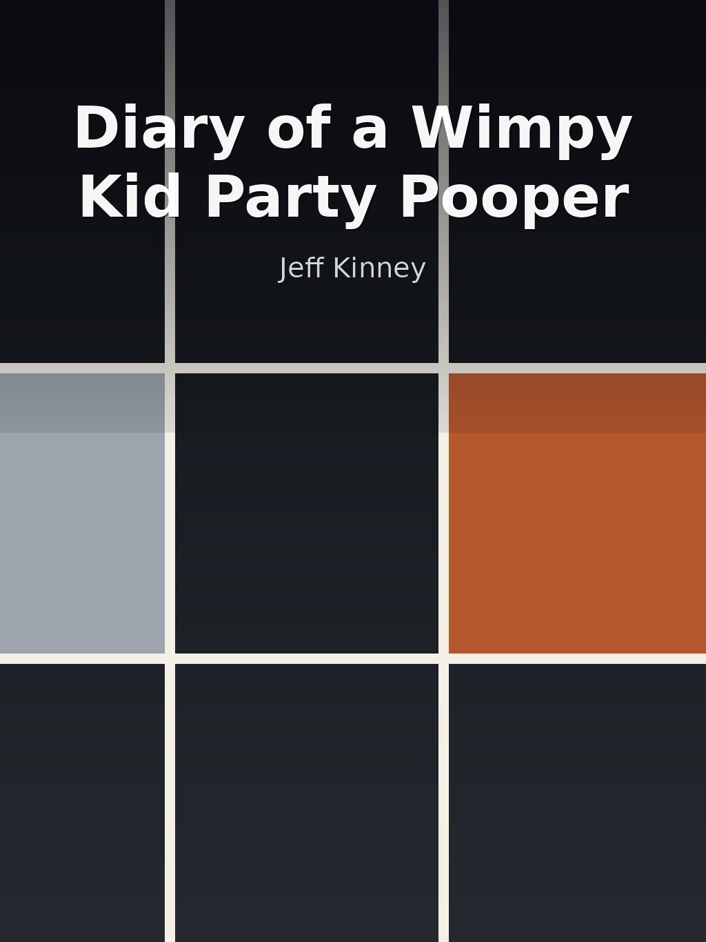 Diary of a Wimpy Kid Party Pooper by Jeff Kinney book cover