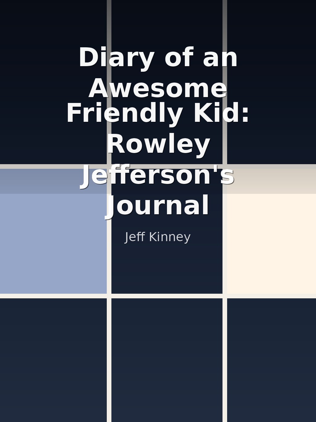 Diary of an Awesome Friendly Kid: Rowley Jefferson's Journal by Jeff Kinney book cover