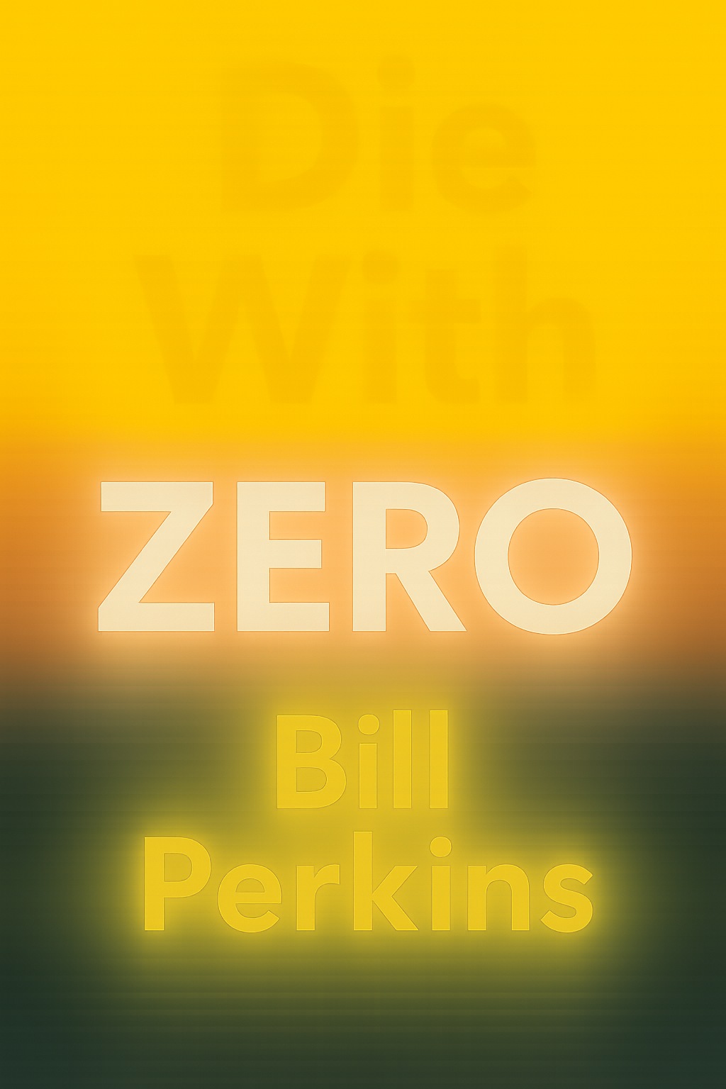 Die with Zero by Bill Perkins book cover