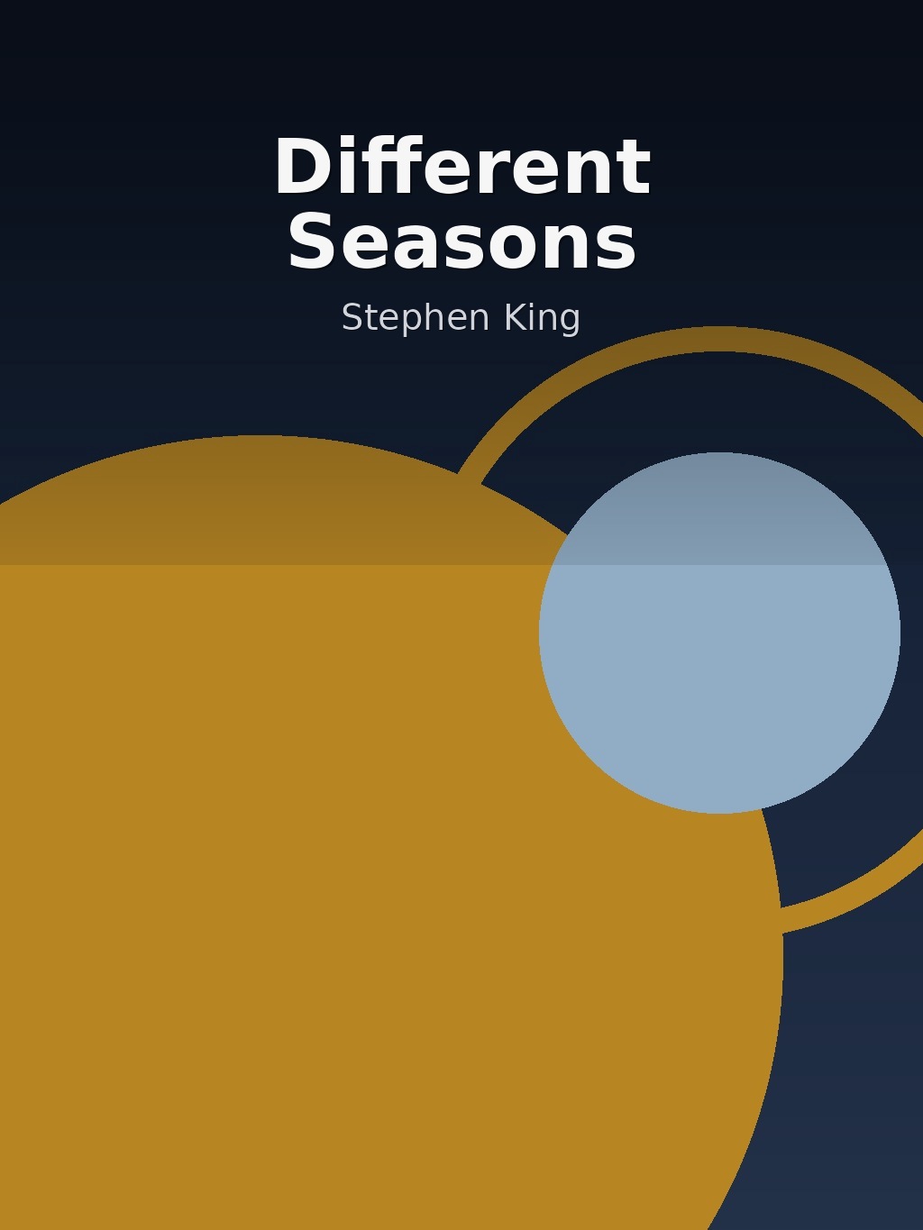 Different Seasons by Stephen King book cover