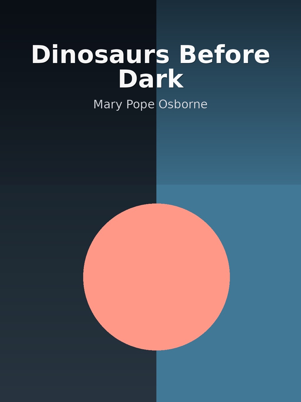 Dinosaurs Before Dark by Mary Pope Osborne book cover