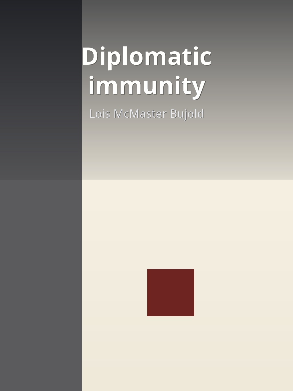Diplomatic immunity by Lois McMaster Bujold book cover