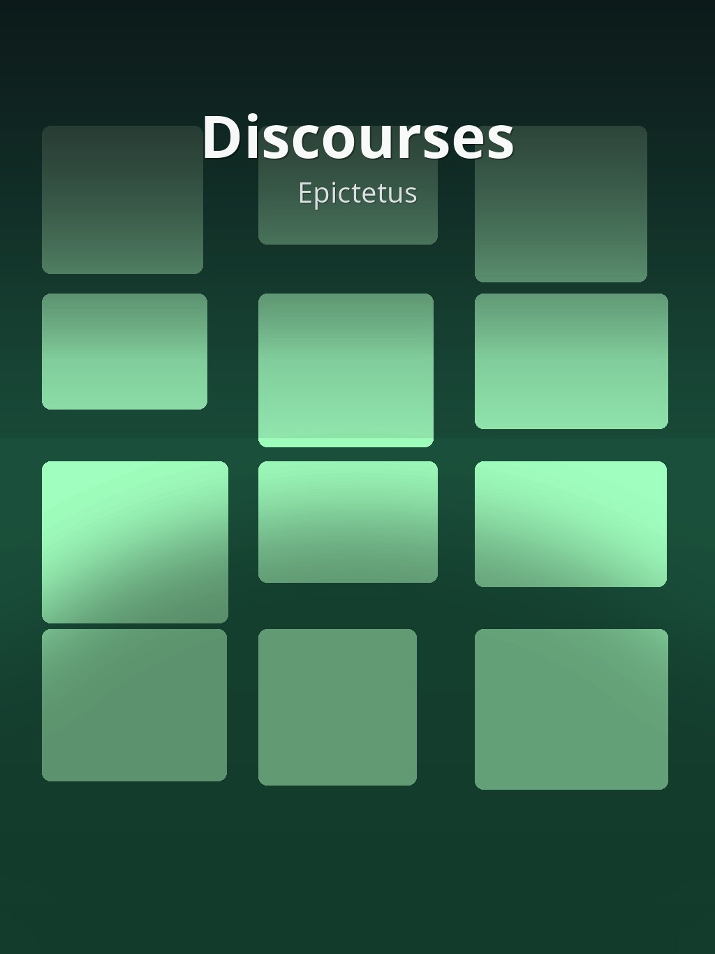 Discourses by Epictetus book cover
