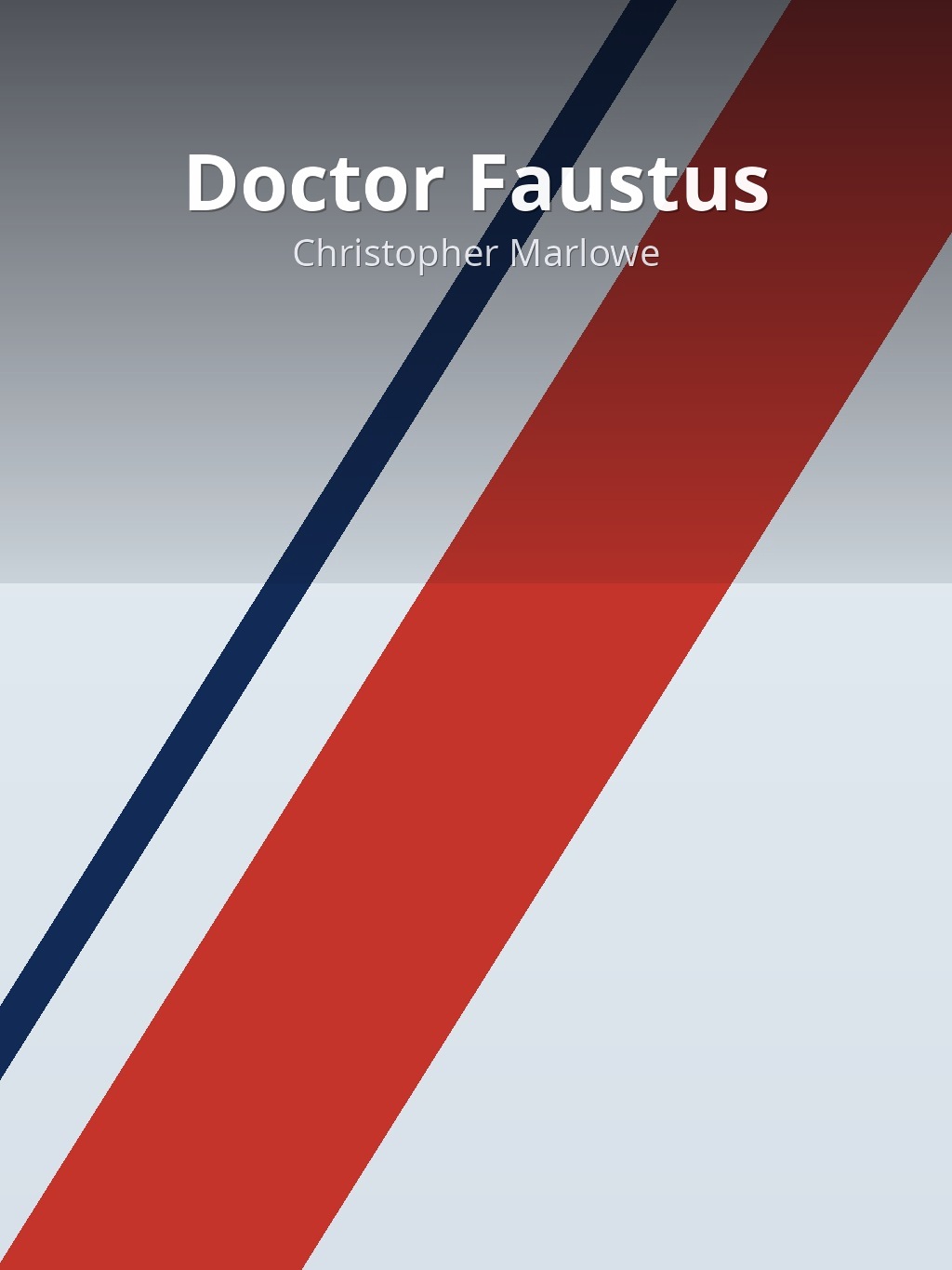 Doctor Faustus by Christopher Marlowe book cover