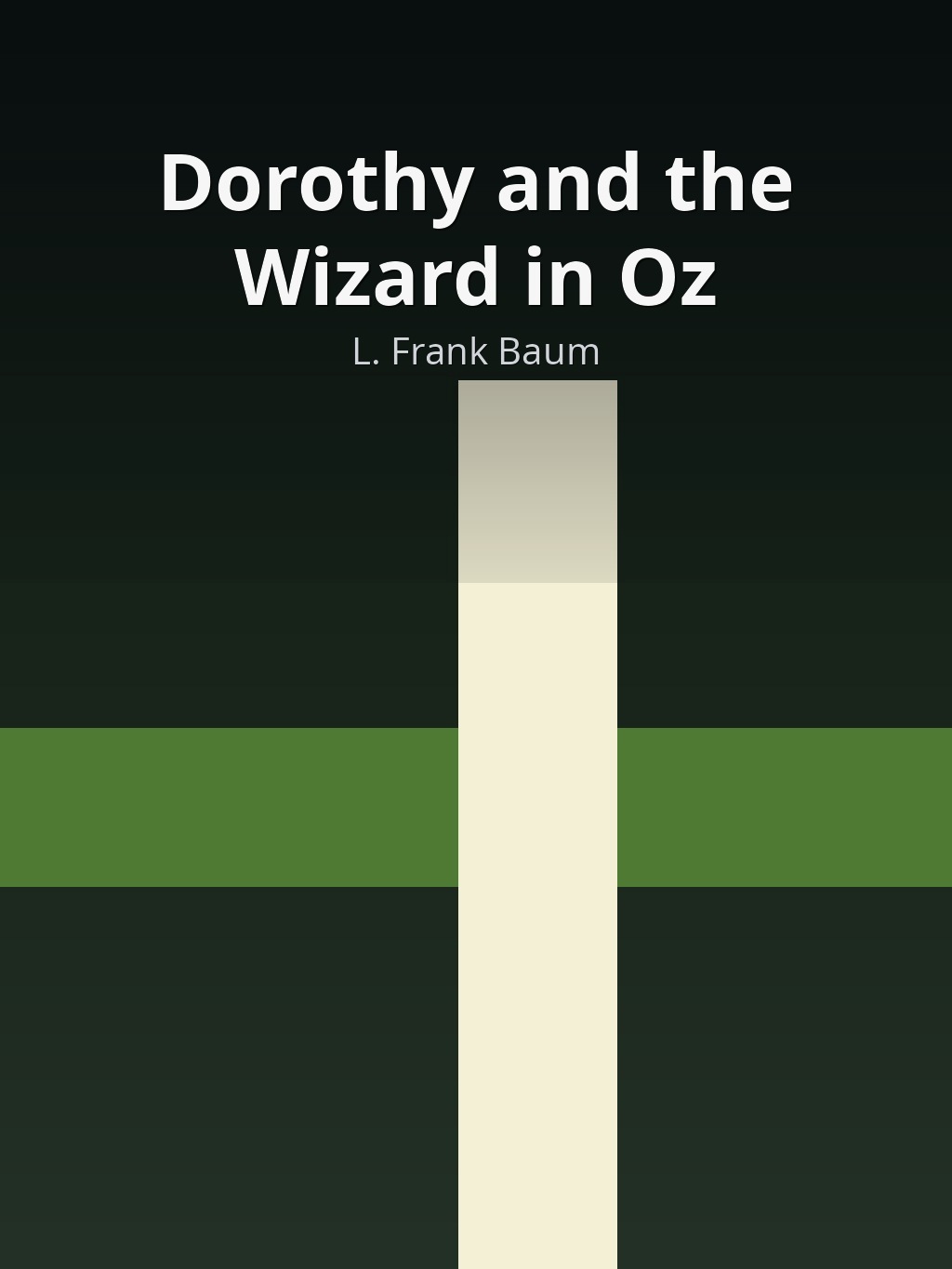 Dorothy and the Wizard in Oz by L. Frank Baum book cover