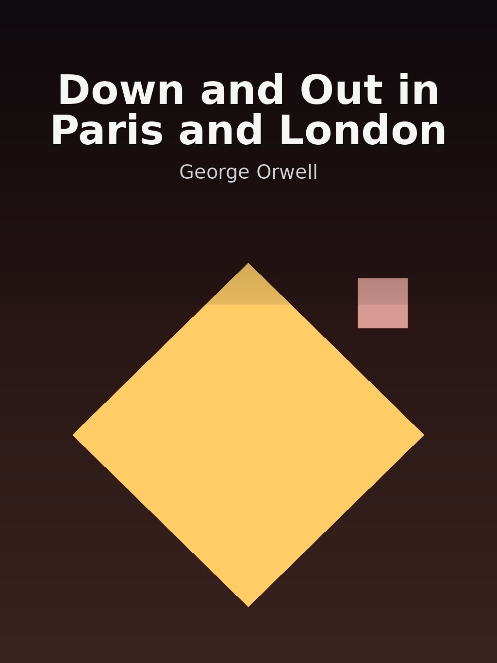 Down and Out in Paris and London by George Orwell book cover