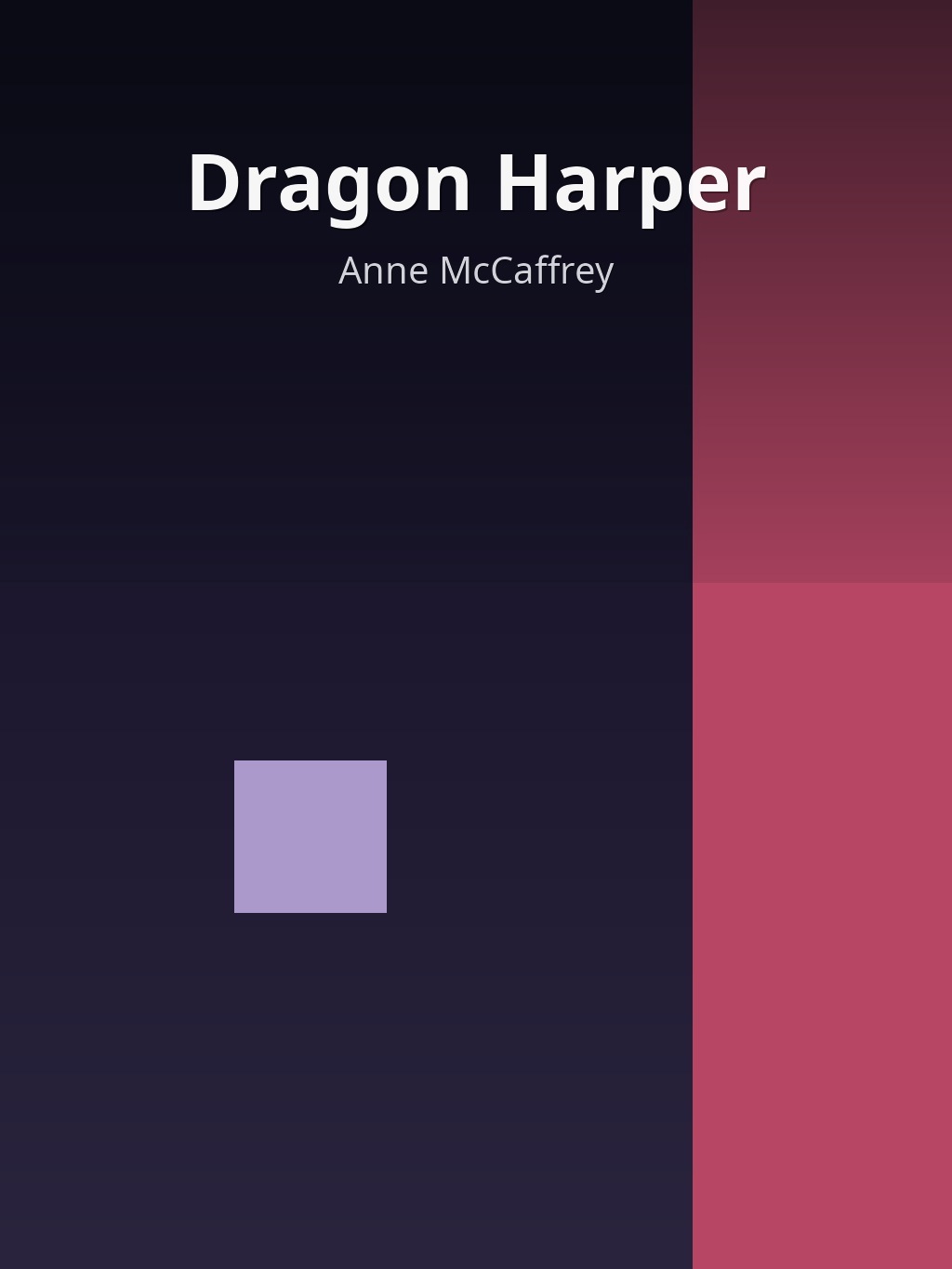 Dragon Harper by Anne McCaffrey book cover