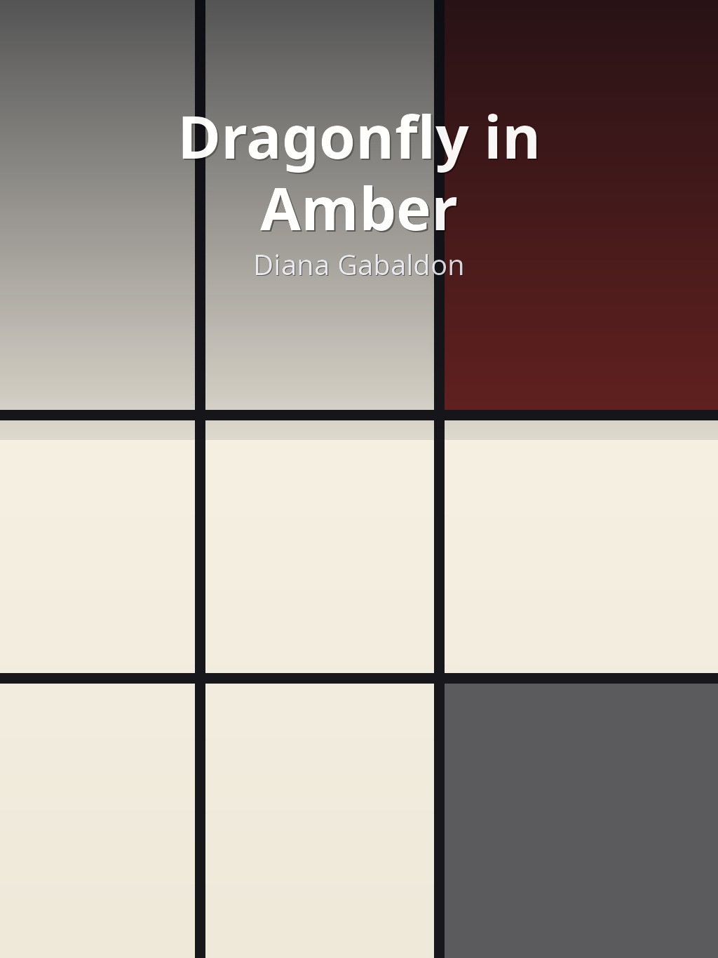 Dragonfly in Amber by Diana Gabaldon book cover