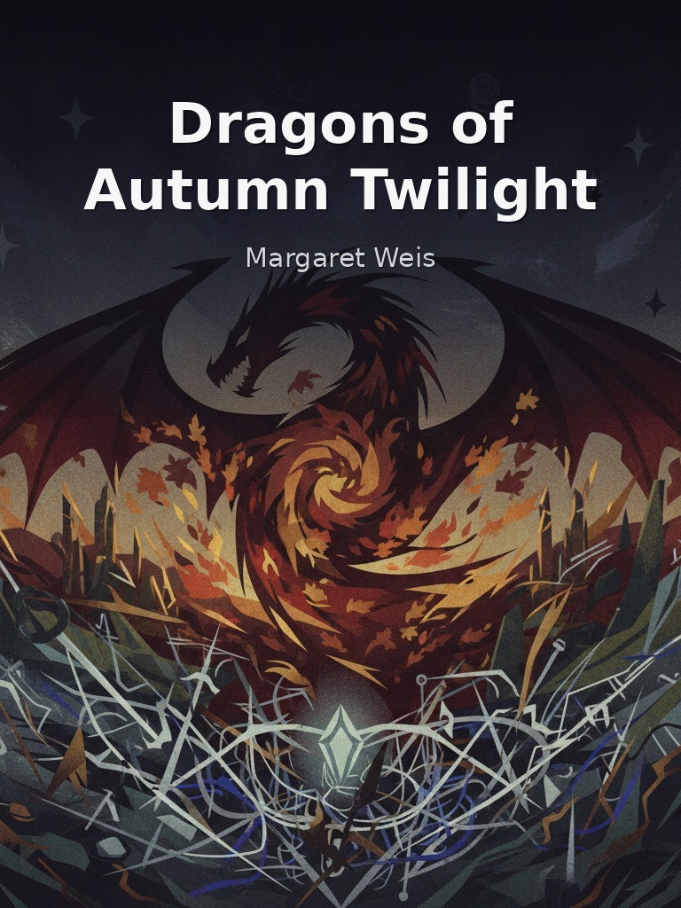 Dragons of Autumn Twilight by Margaret Weis book cover