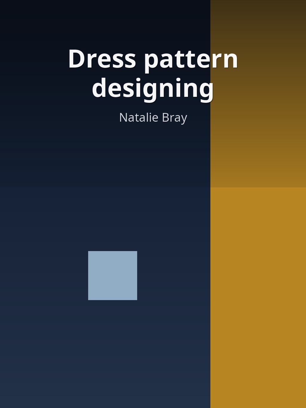 Dress pattern designing by Natalie Bray book cover