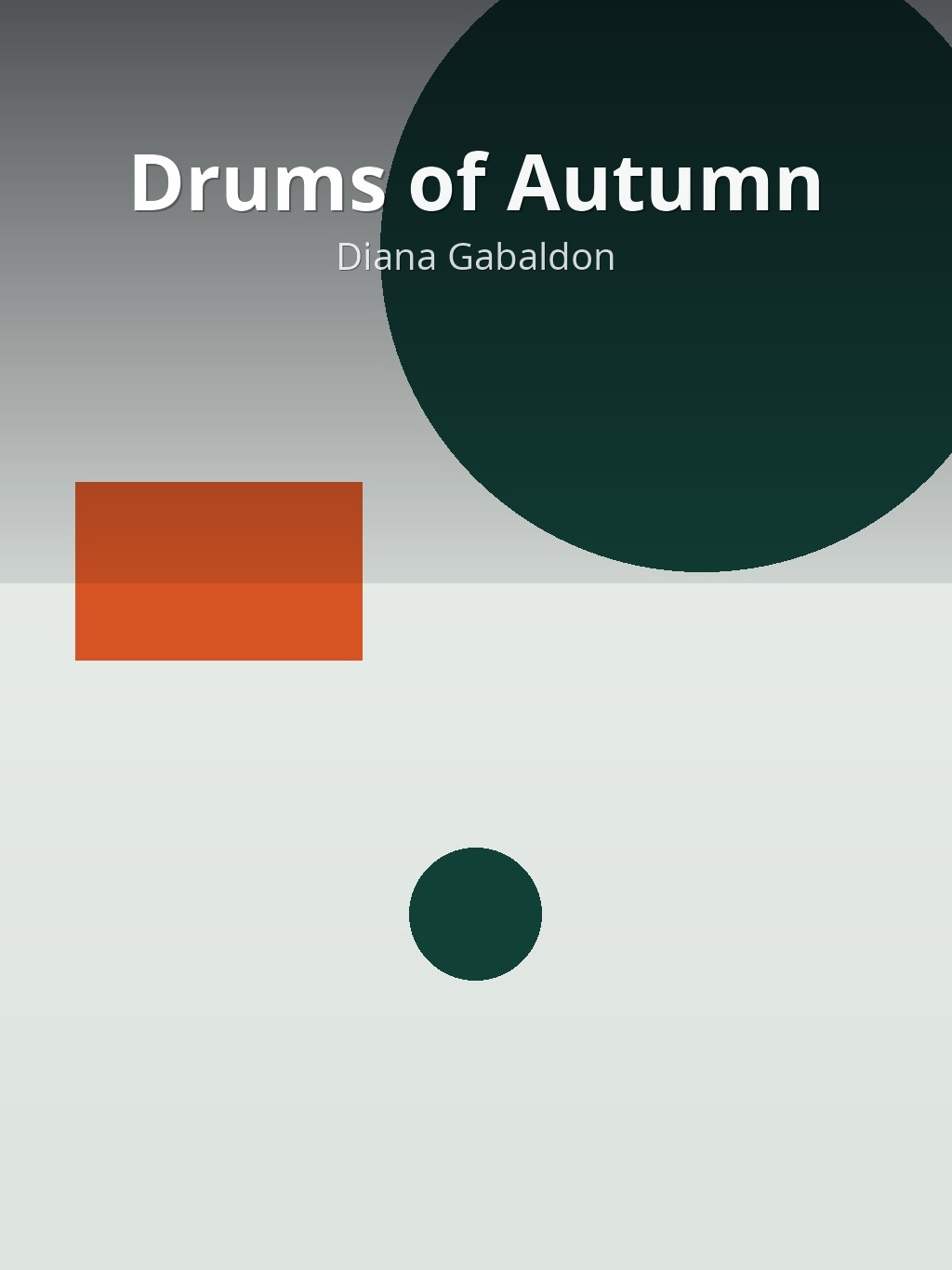 Drums of Autumn by Diana Gabaldon book cover