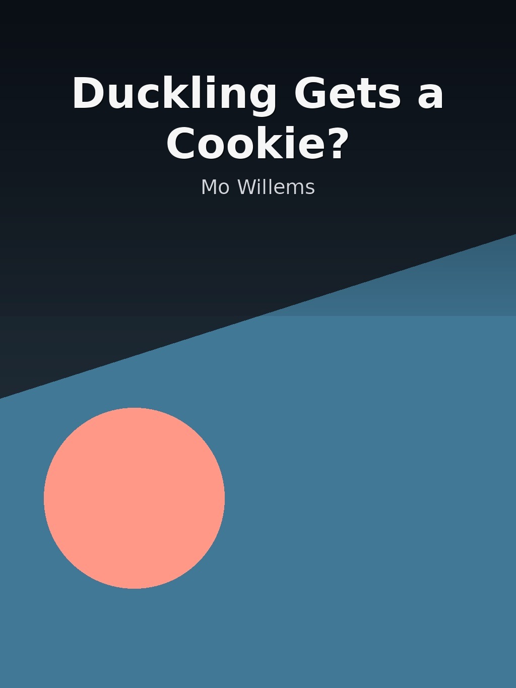 Duckling Gets a Cookie? by Mo Willems book cover