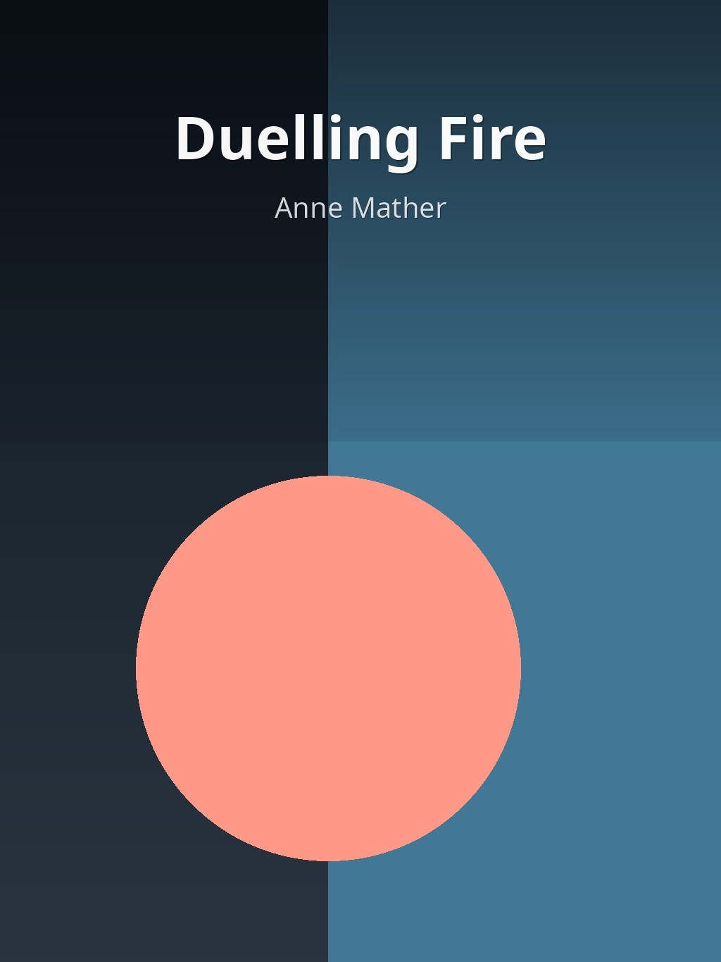 Duelling Fire by Anne Mather book cover