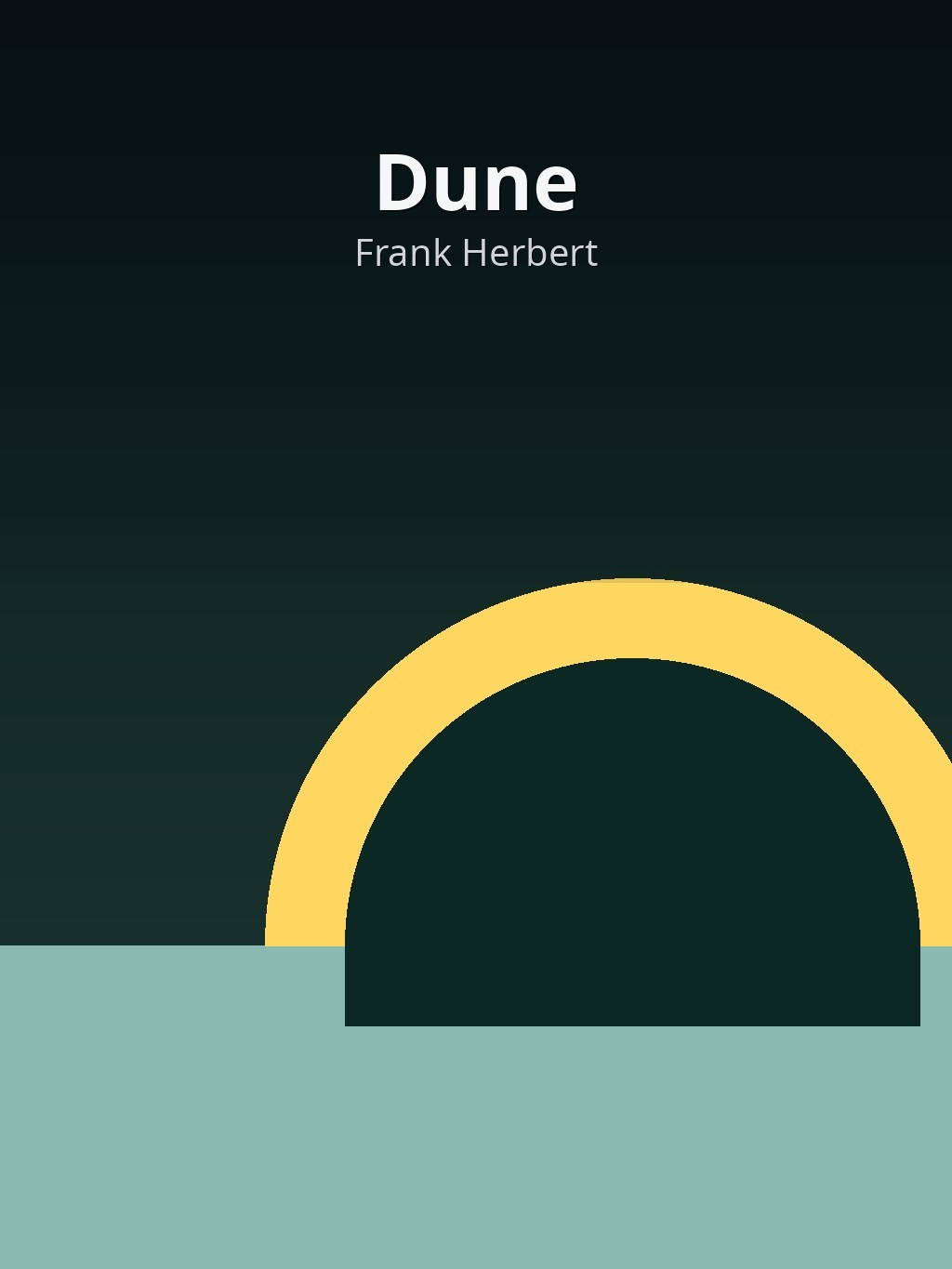 Dune by Frank Herbert book cover