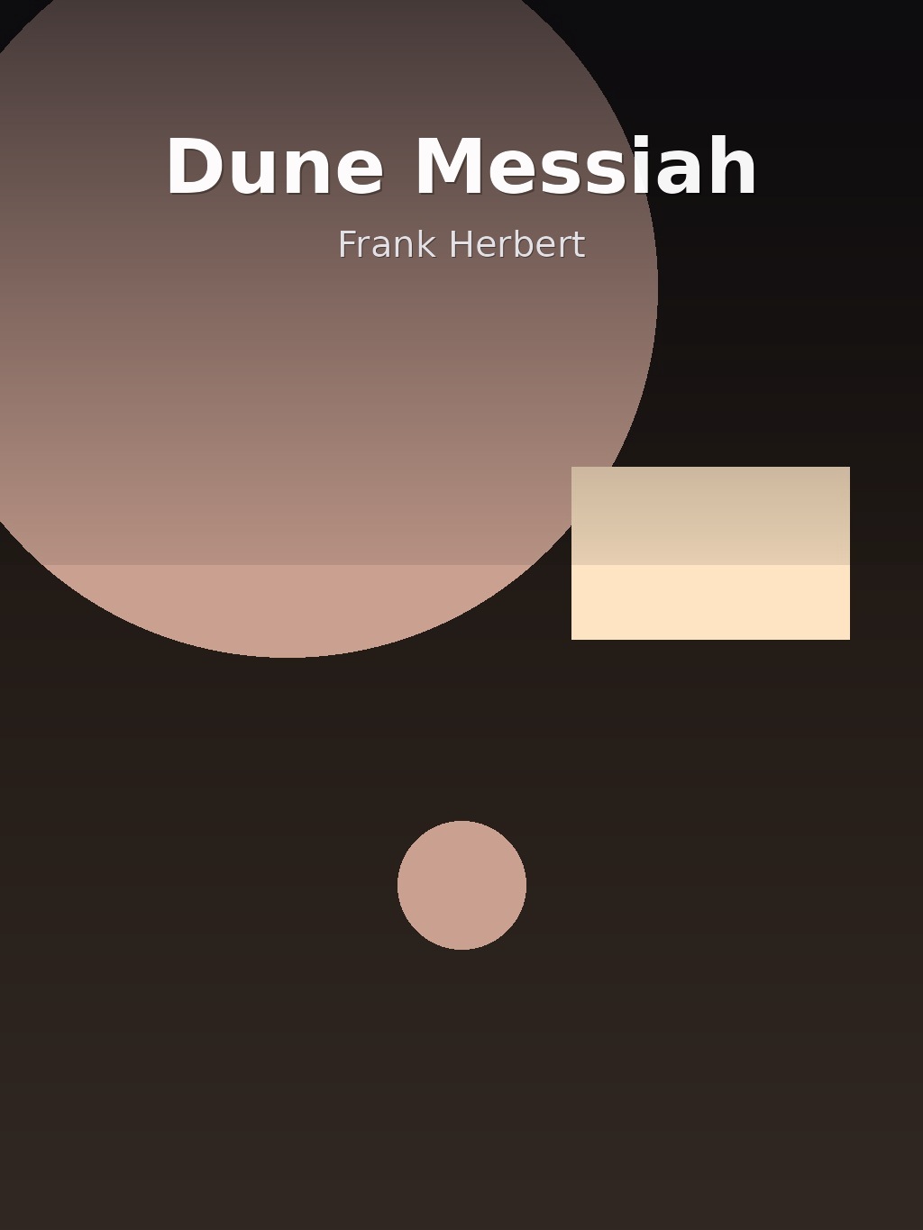 Dune Messiah by Frank Herbert book cover