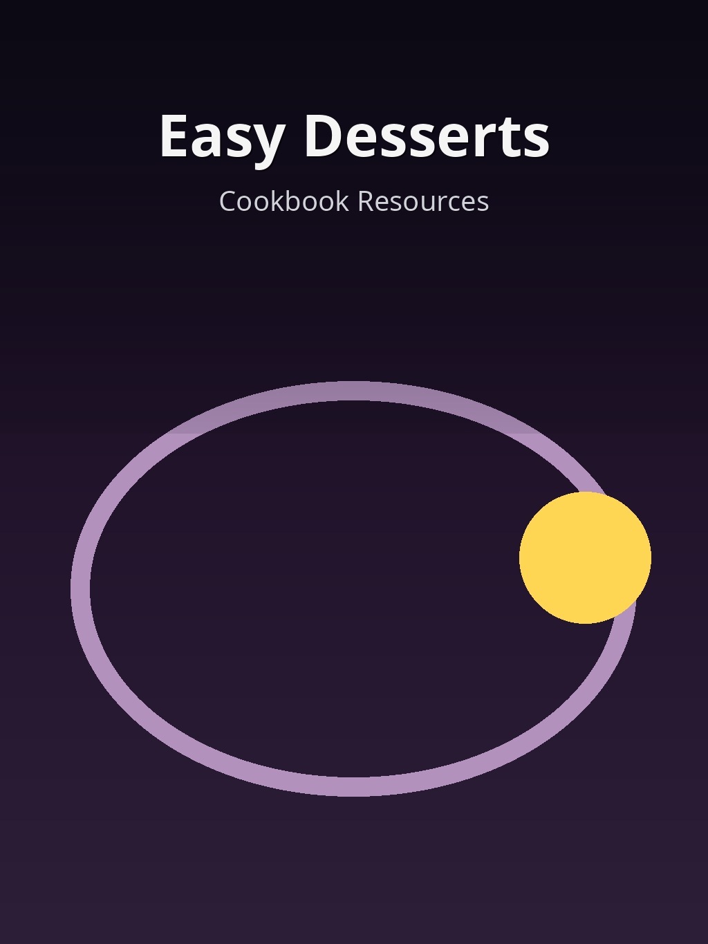 Easy Desserts by Cookbook Resources book cover