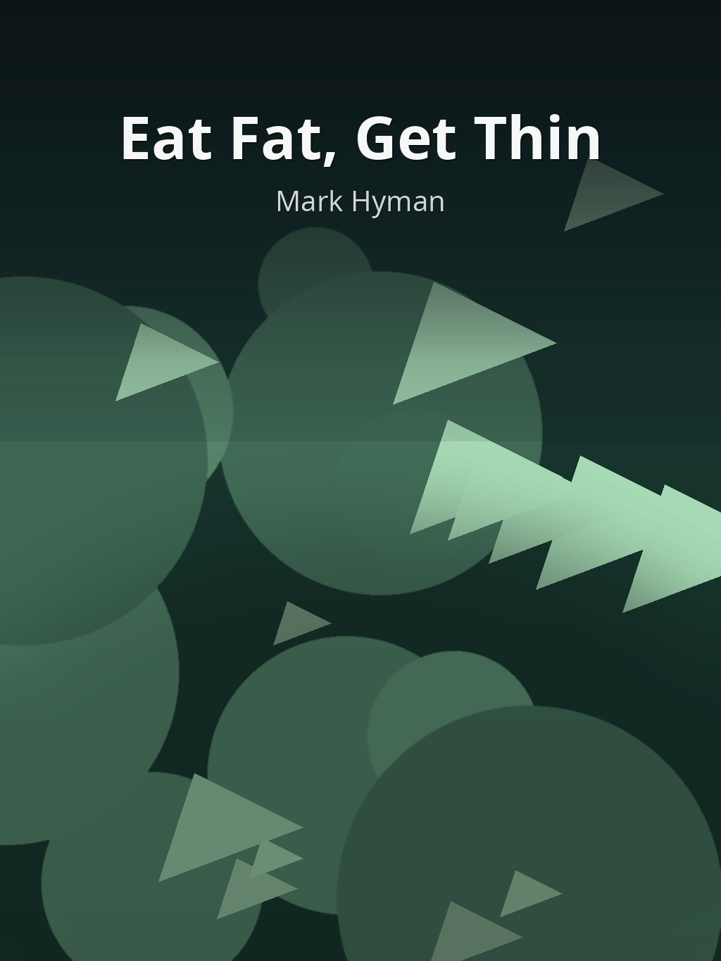 Eat Fat, Get Thin by Mark Hyman book cover