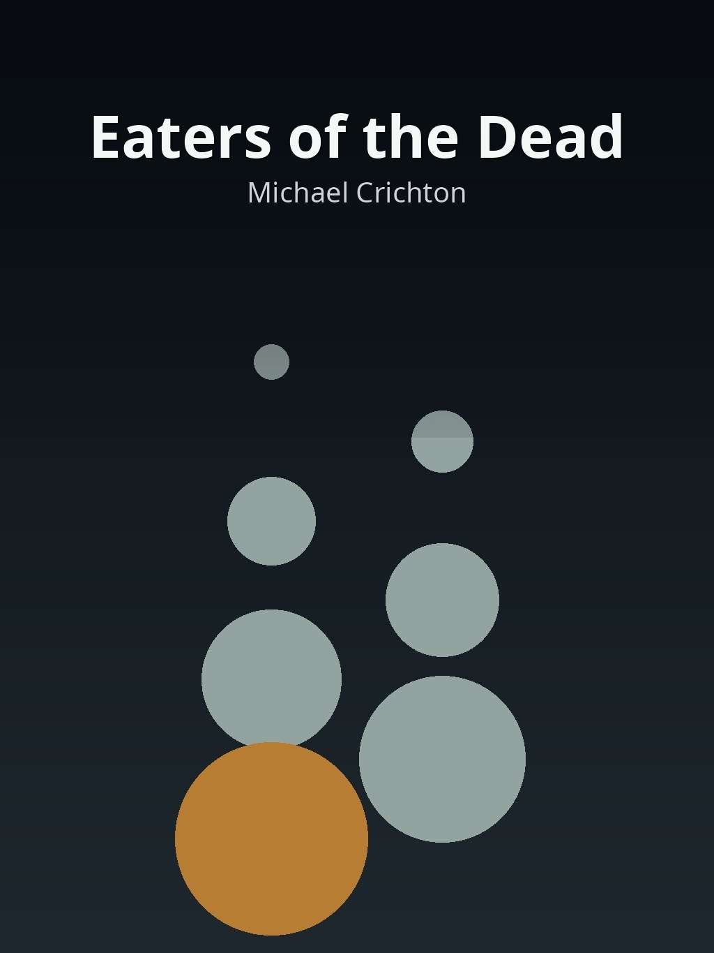 Eaters of the Dead by Michael Crichton book cover