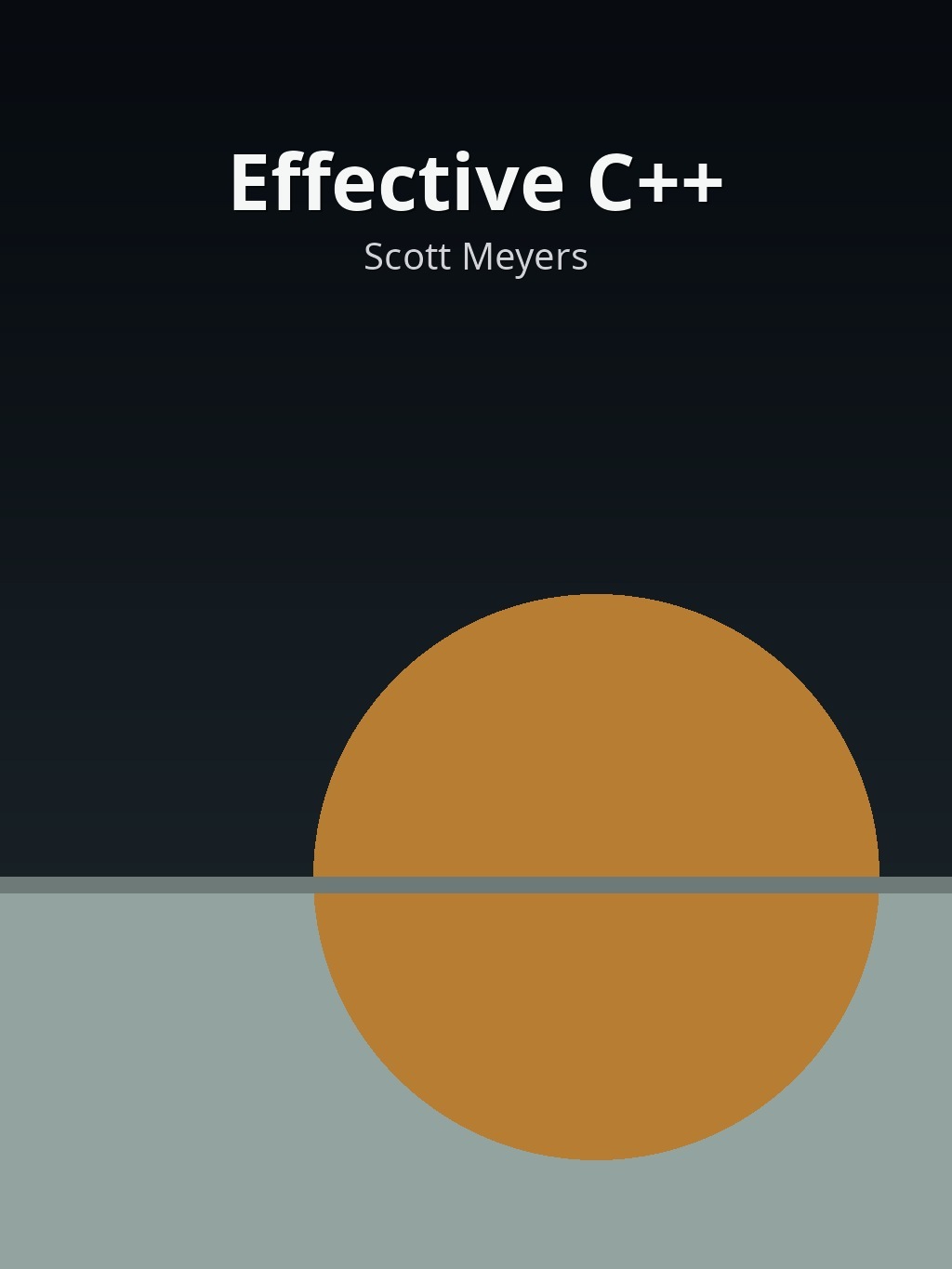 Effective C++ by Scott Meyers book cover