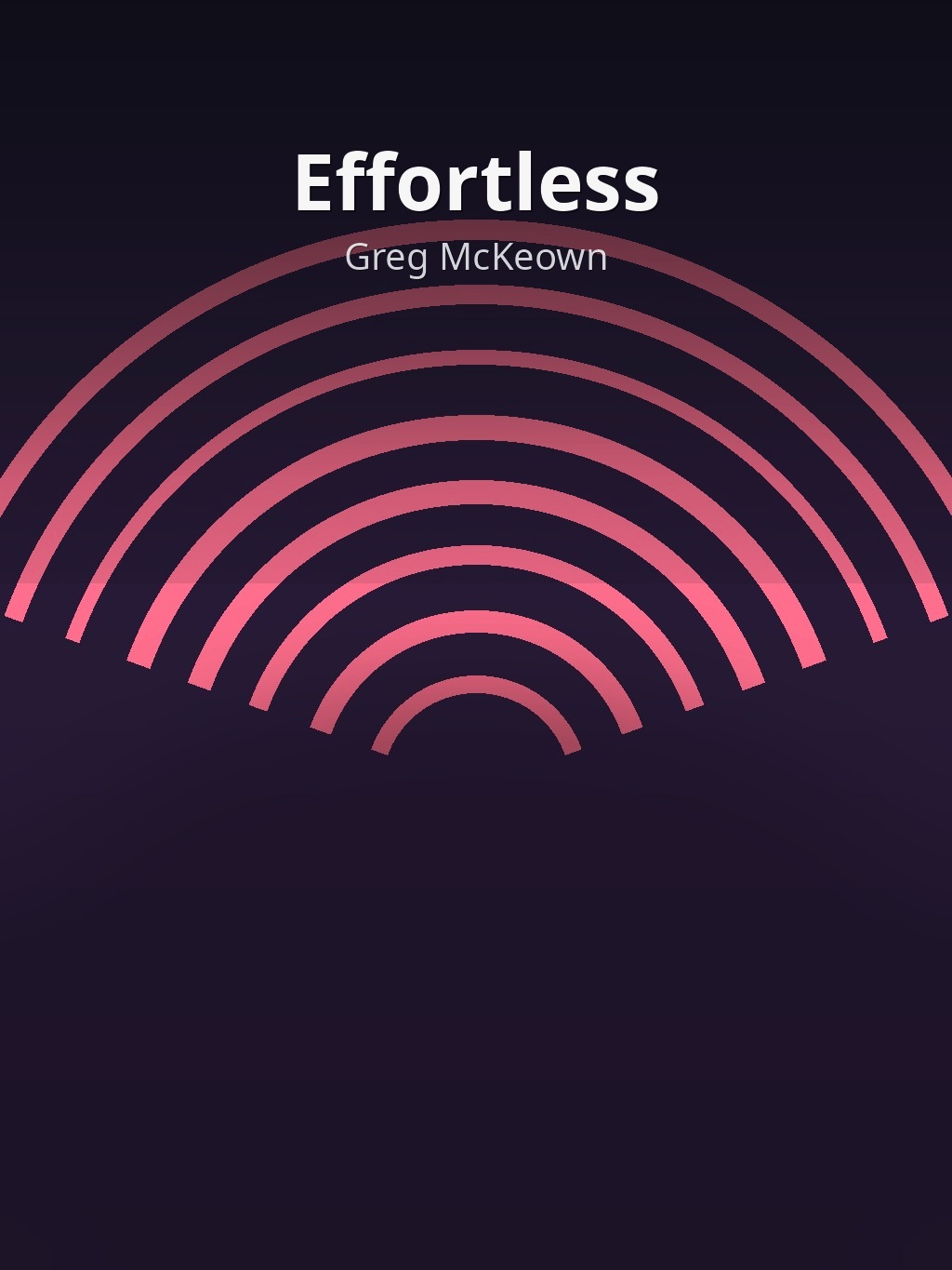 Effortless by Greg McKeown book cover
