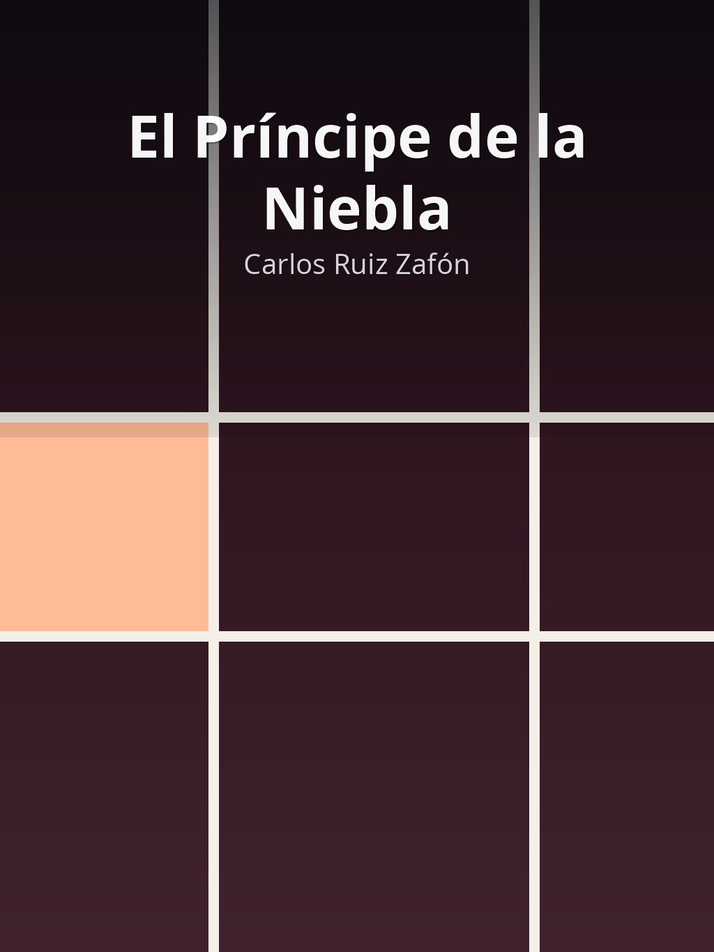 El Príncipe de la Niebla by Carlos Ruiz Zafón book cover