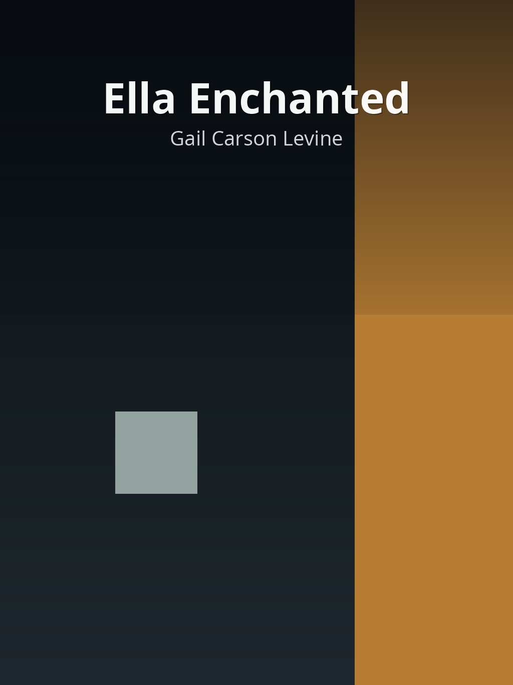 Ella Enchanted by Gail Carson Levine book cover