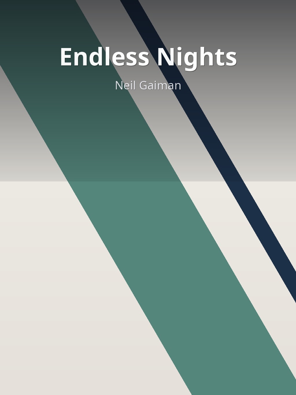 Endless Nights by Neil Gaiman book cover
