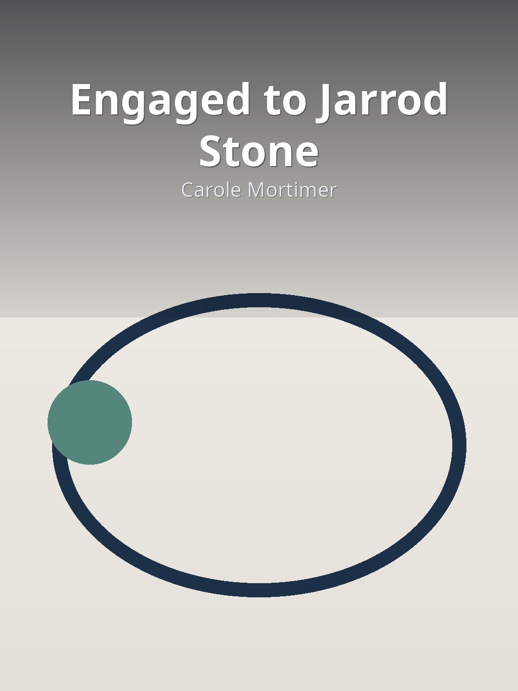 Engaged to Jarrod Stone by Carole Mortimer book cover
