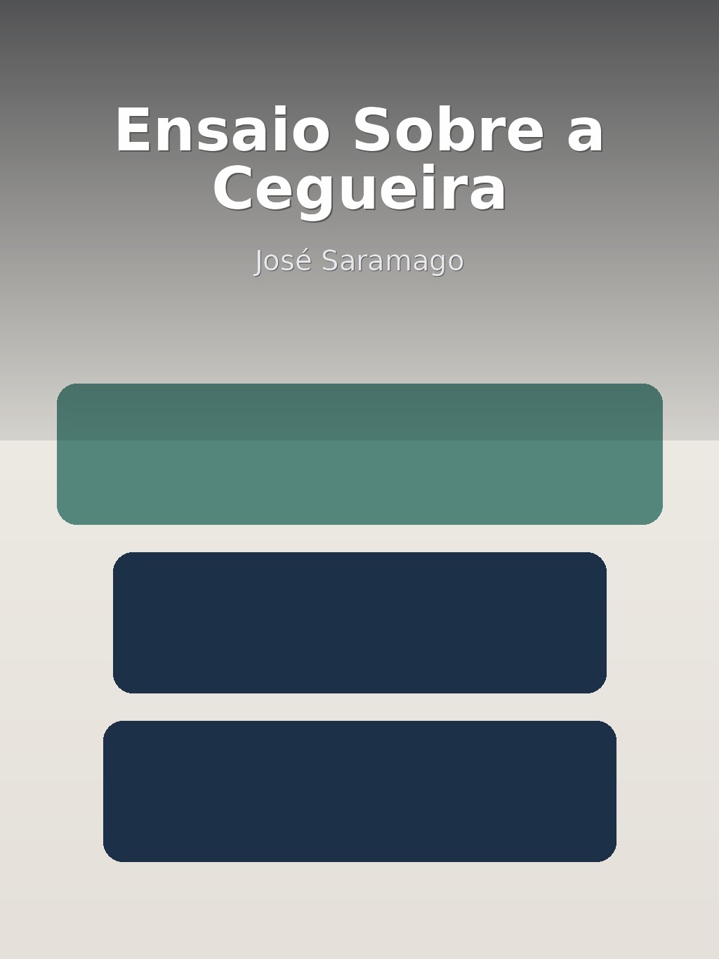 Ensaio Sobre a Cegueira by José Saramago book cover
