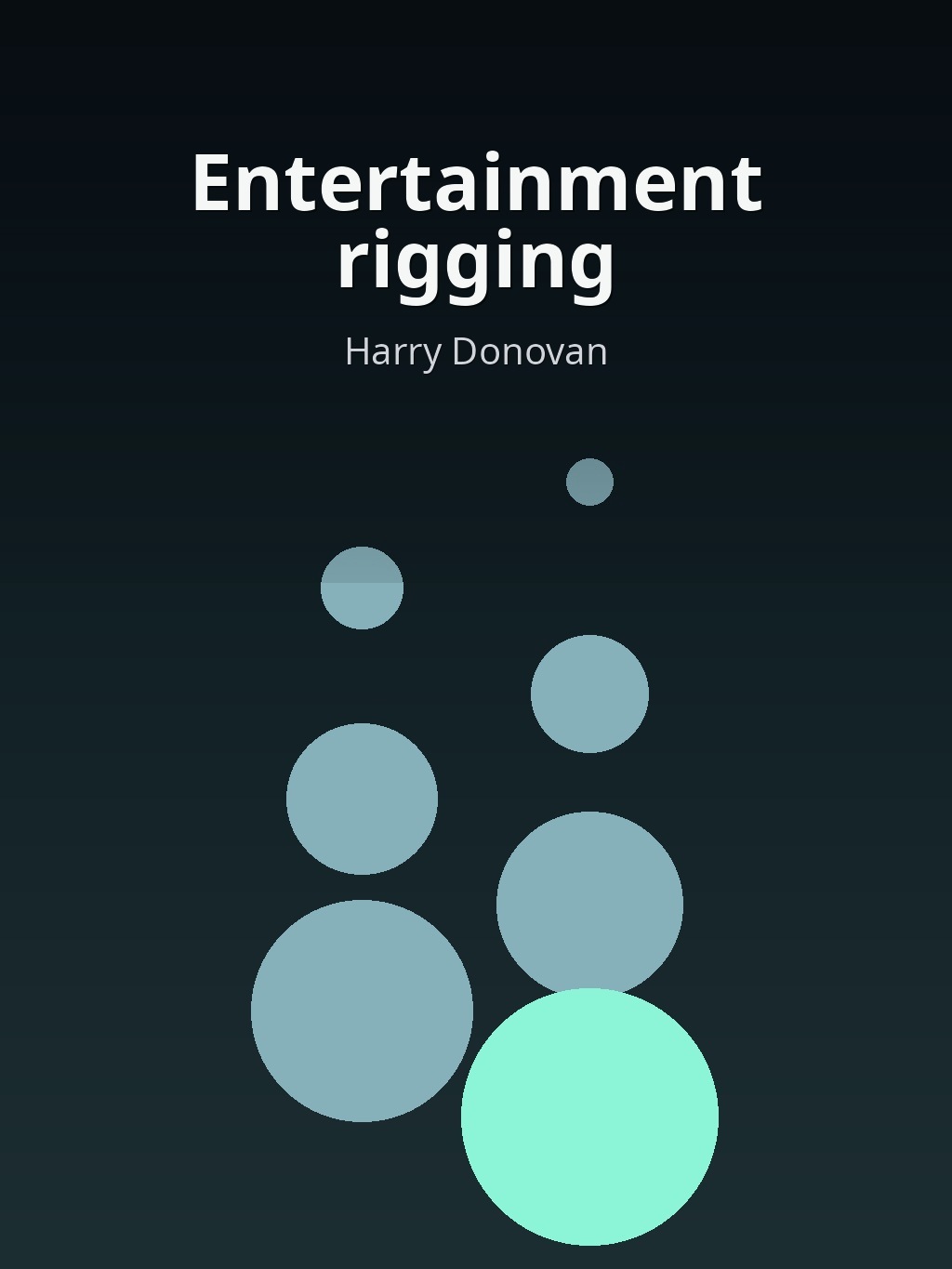 Entertainment rigging by Harry Donovan book cover