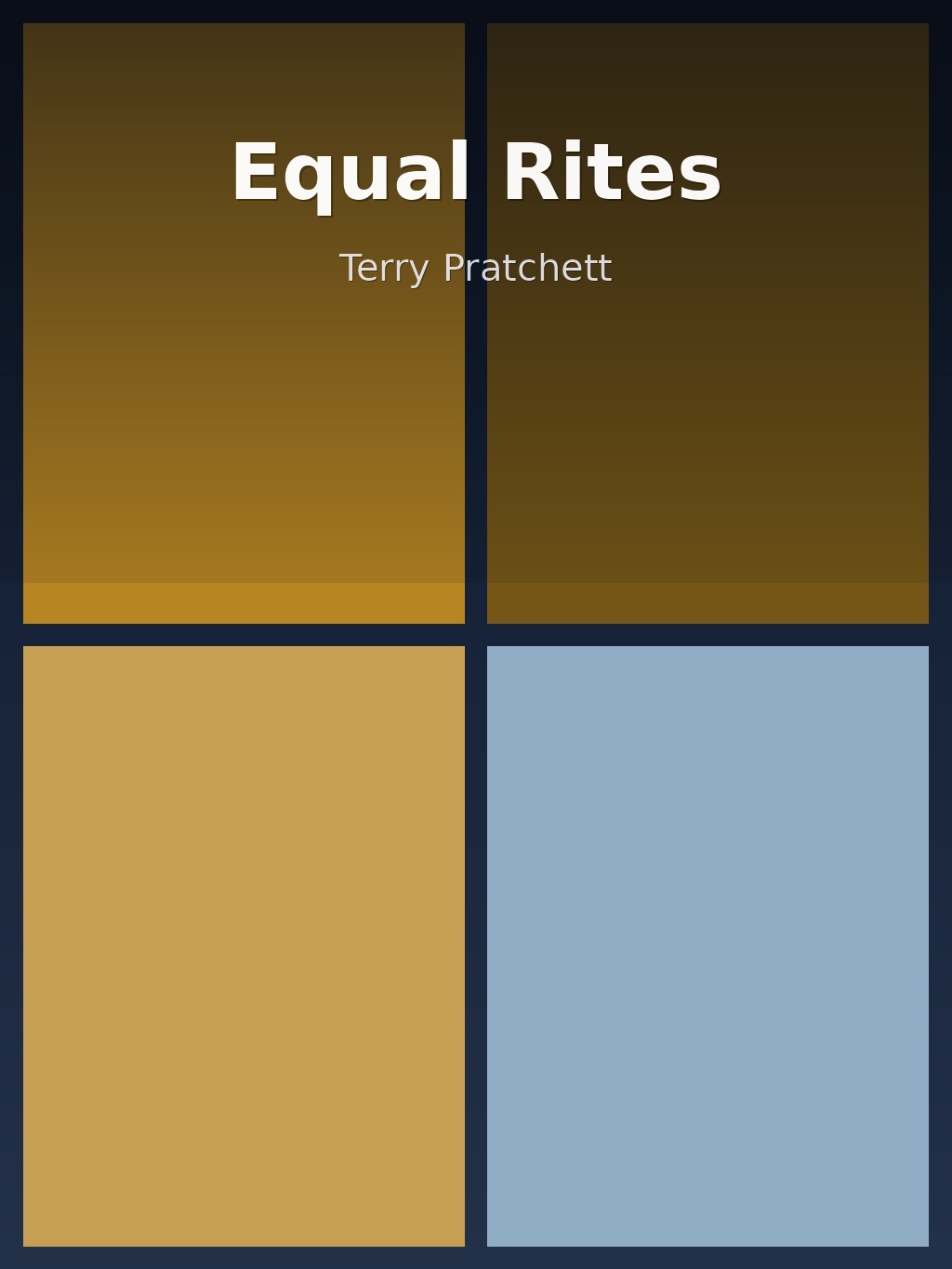 Equal Rites by Terry Pratchett book cover
