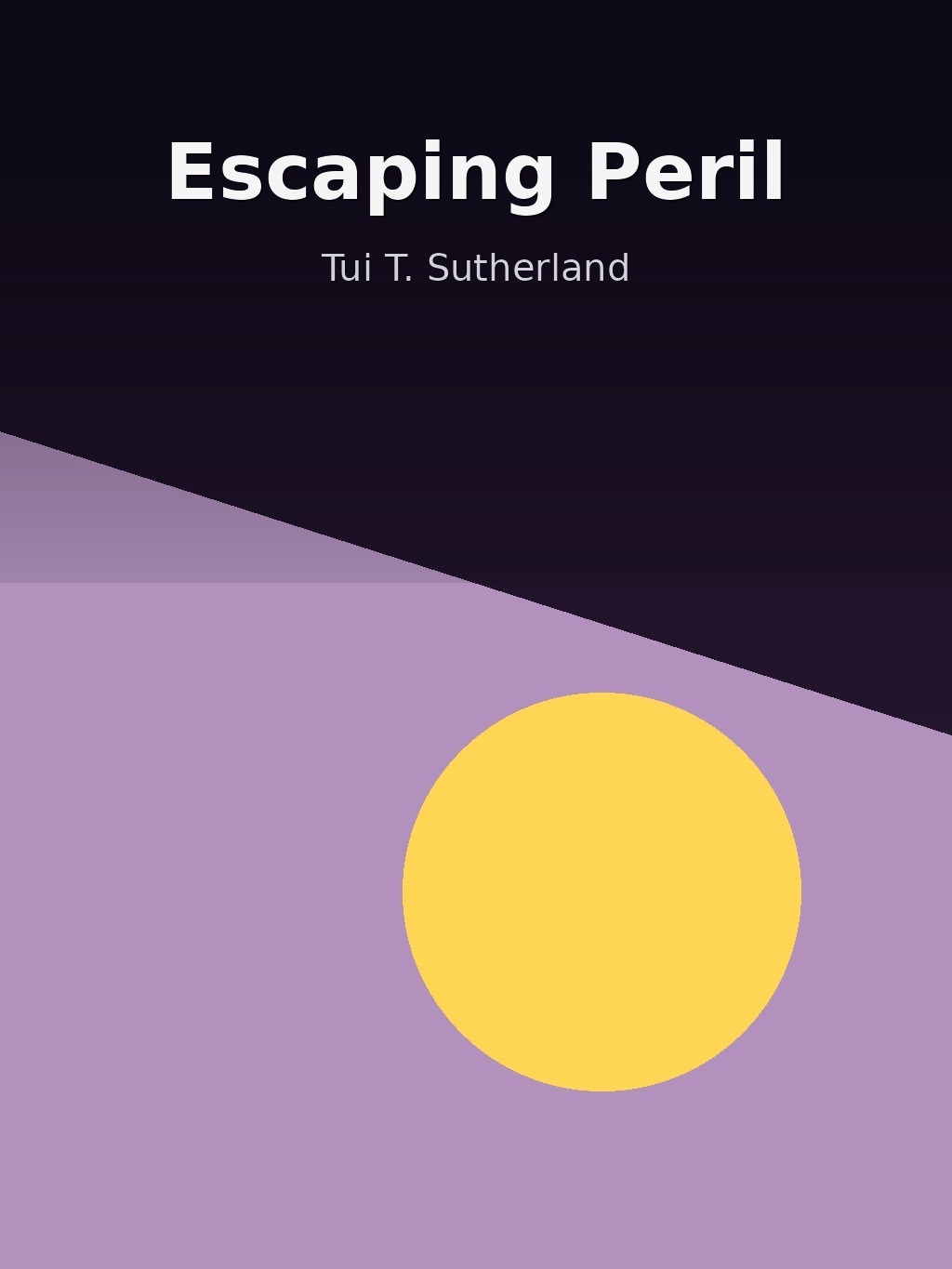 Escaping Peril by Tui T. Sutherland book cover