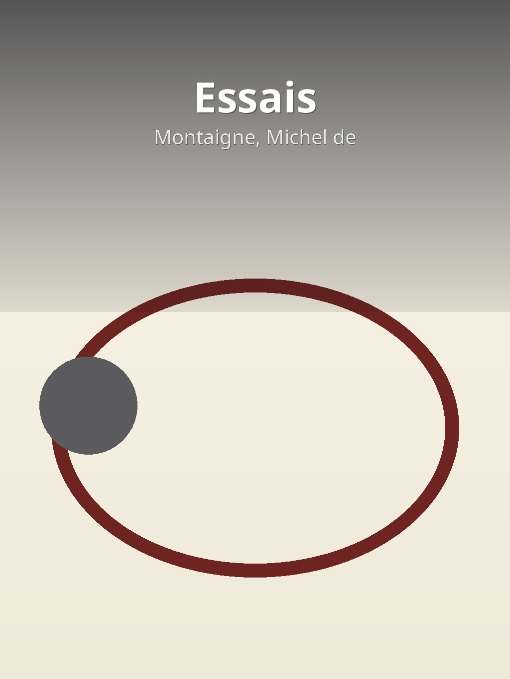 Essais by Montaigne, Michel de book cover