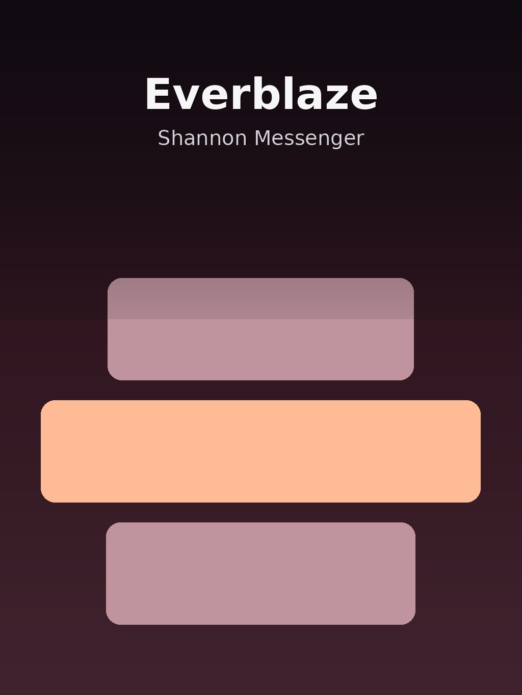 Everblaze by Shannon Messenger book cover