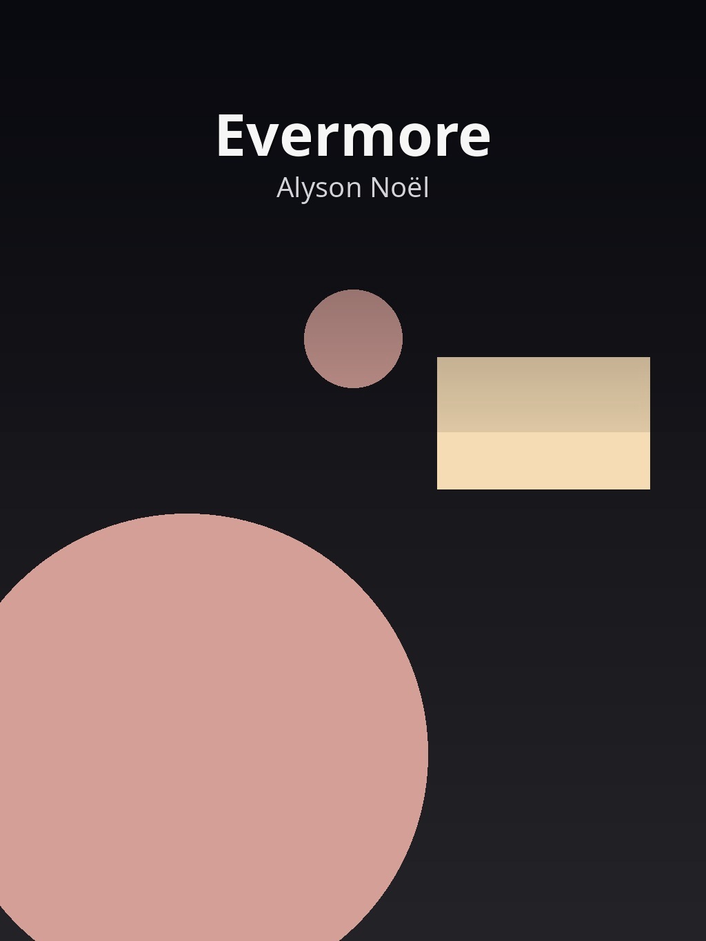 Evermore by Alyson Noël book cover
