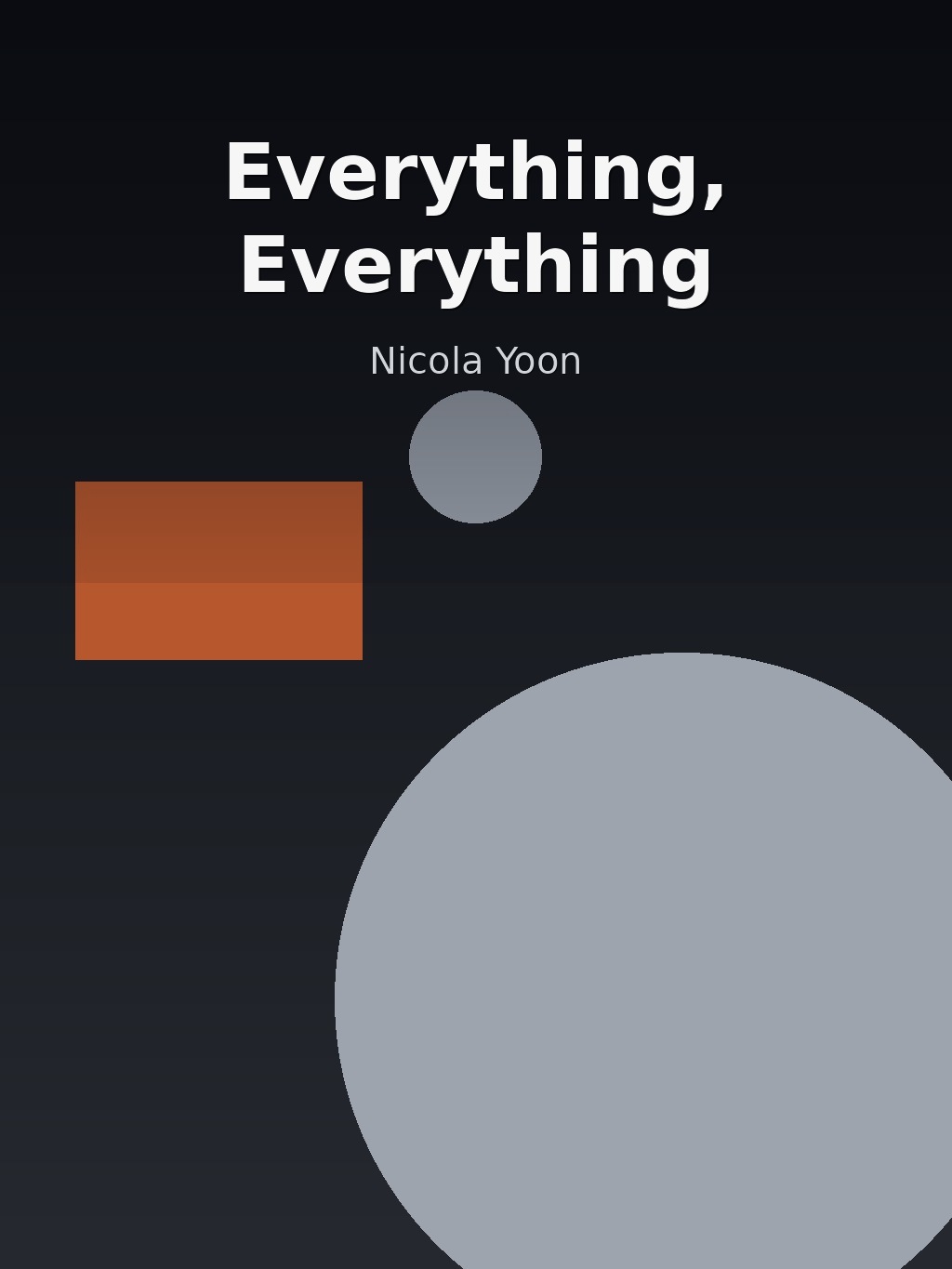 Everything, Everything by Nicola Yoon book cover