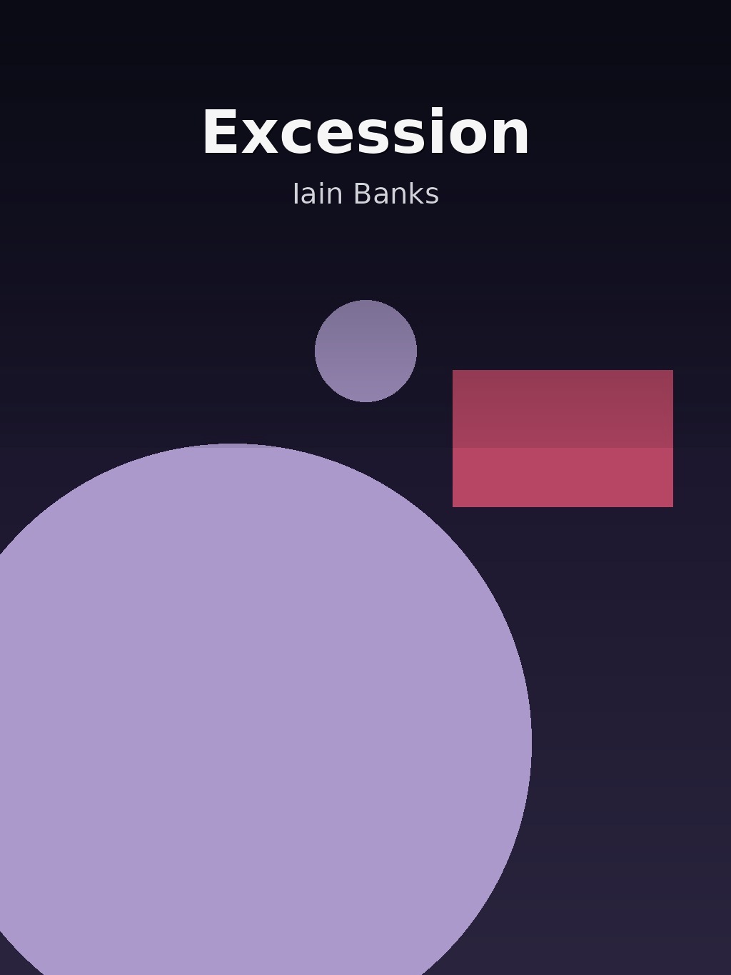 Excession by Iain Banks book cover