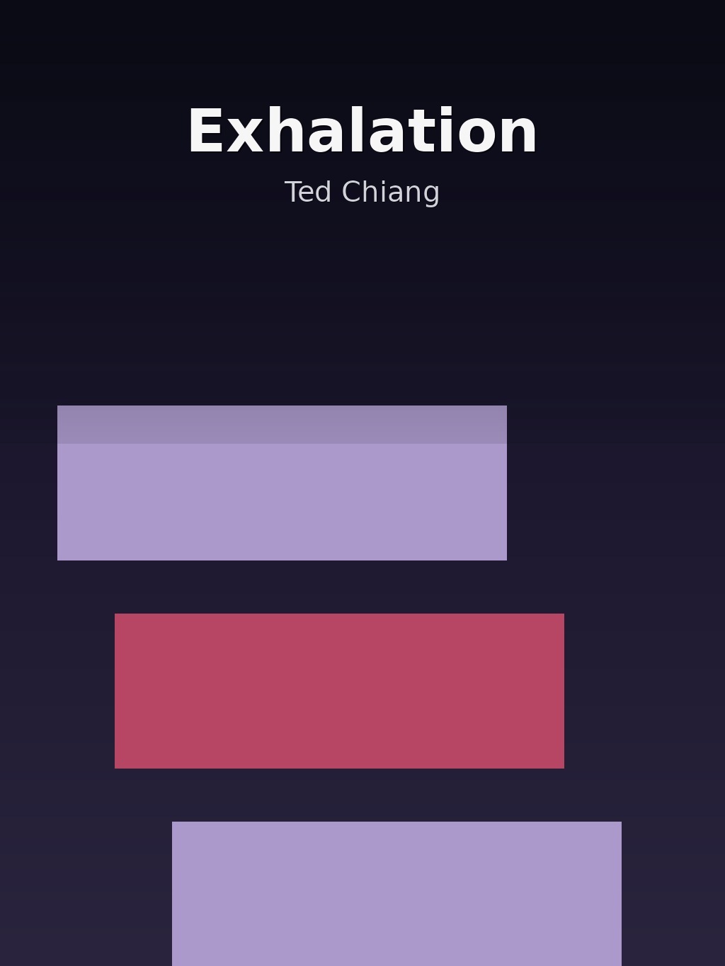 Exhalation by Ted Chiang book cover