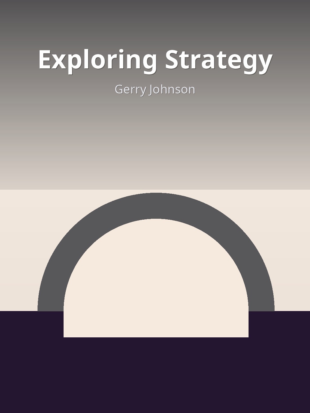 Exploring Strategy by Gerry Johnson book cover