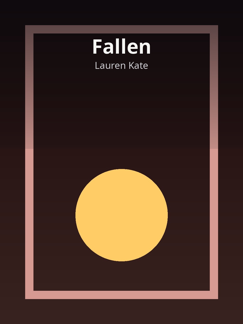 Fallen by Lauren Kate book cover