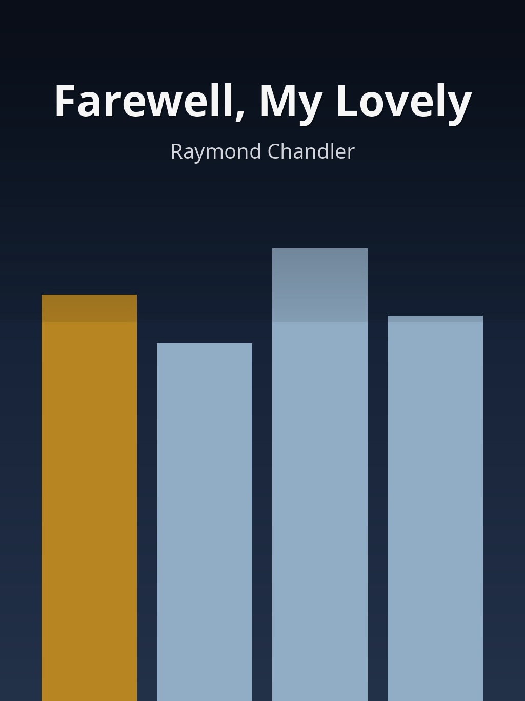 Farewell, My Lovely by Raymond Chandler book cover