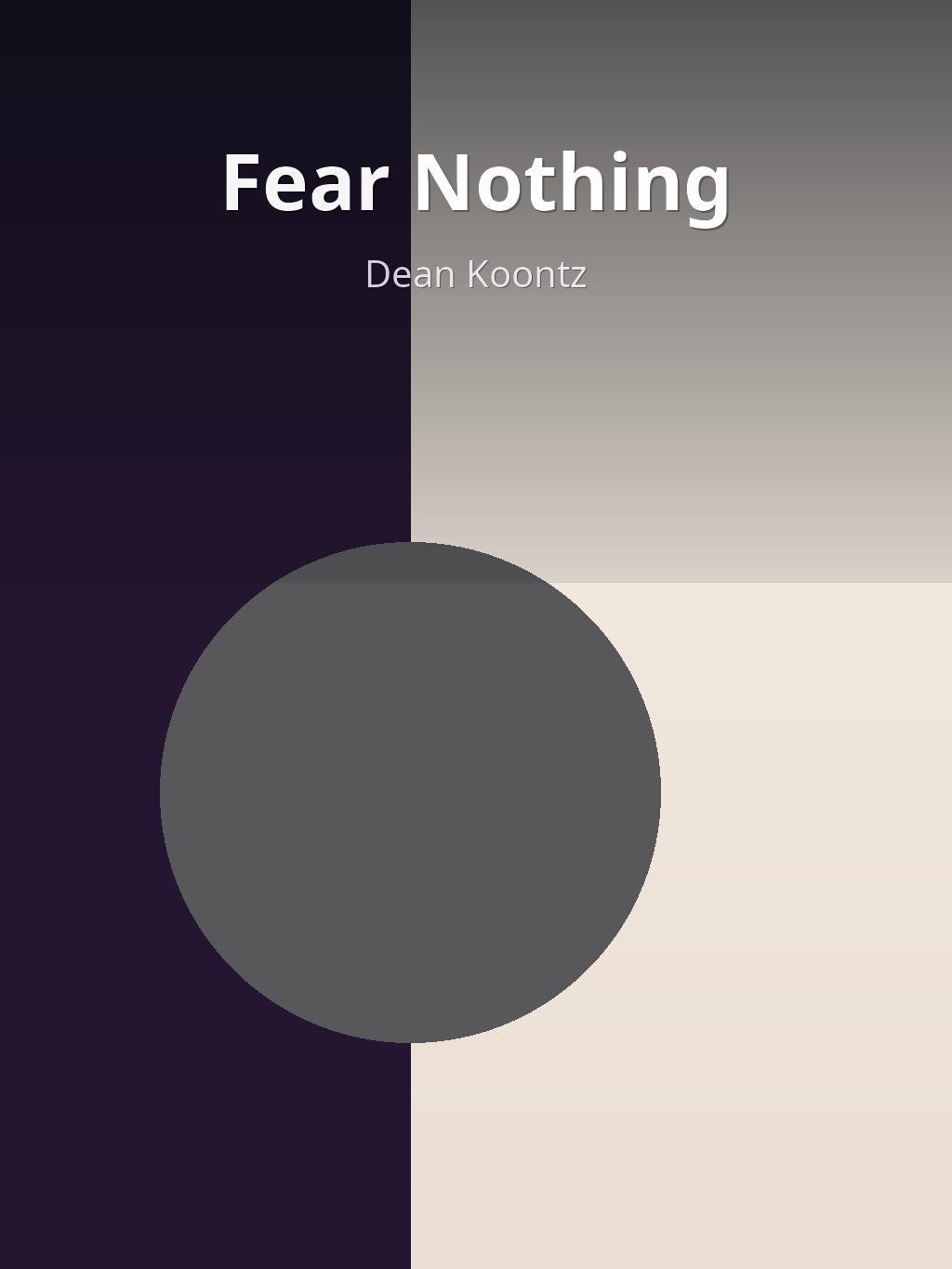 Fear Nothing by Dean Koontz book cover
