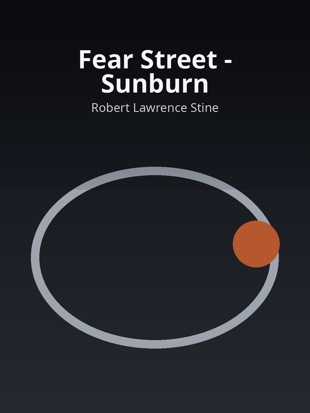 Fear Street - Sunburn by Robert Lawrence Stine book cover