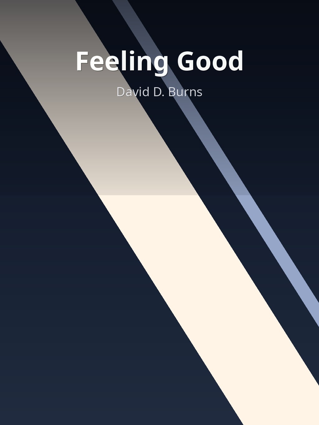 Feeling Good by David D. Burns book cover