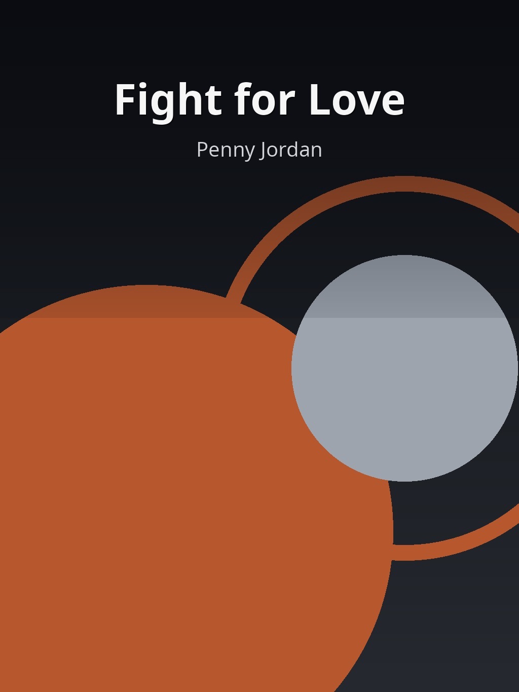 Fight for Love by Penny Jordan book cover